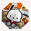 Pochacco Sanrio Automatic Opening and Closing Cartoon Umbrella, Lightweight 3-Fold, With Cute Cartoon Characters, Suitable for Home, Outdoor and Daily