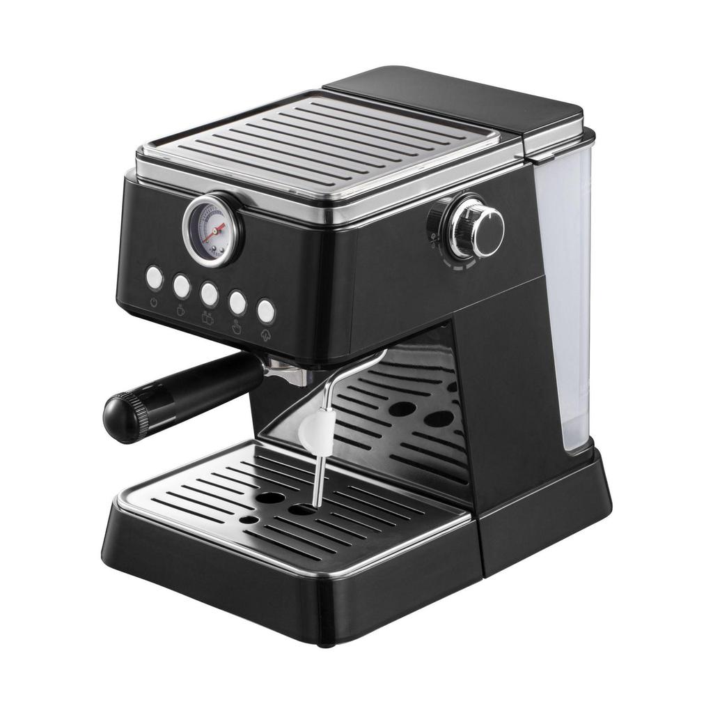 Italian Semi-Automatic Espresso Machine - 20 Bar Pressure with Milk Frother, Compact for Household Use