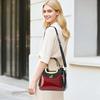 2026 New Shiny Leather Handbag for Women  Fashionable and Versatile Single Shoulder Crossbody Bag