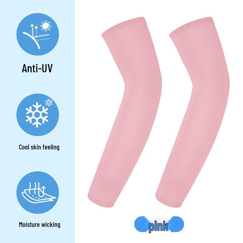 Dünne Anti-Pilling UV-Schutz Radsport-Armlinge für Kinder - Outdoor Eisseide Sonnenschutz-Ärmel