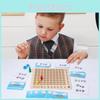 Wooden Multiplication Table For Kids Early Education Educational Toy For Elementary Students