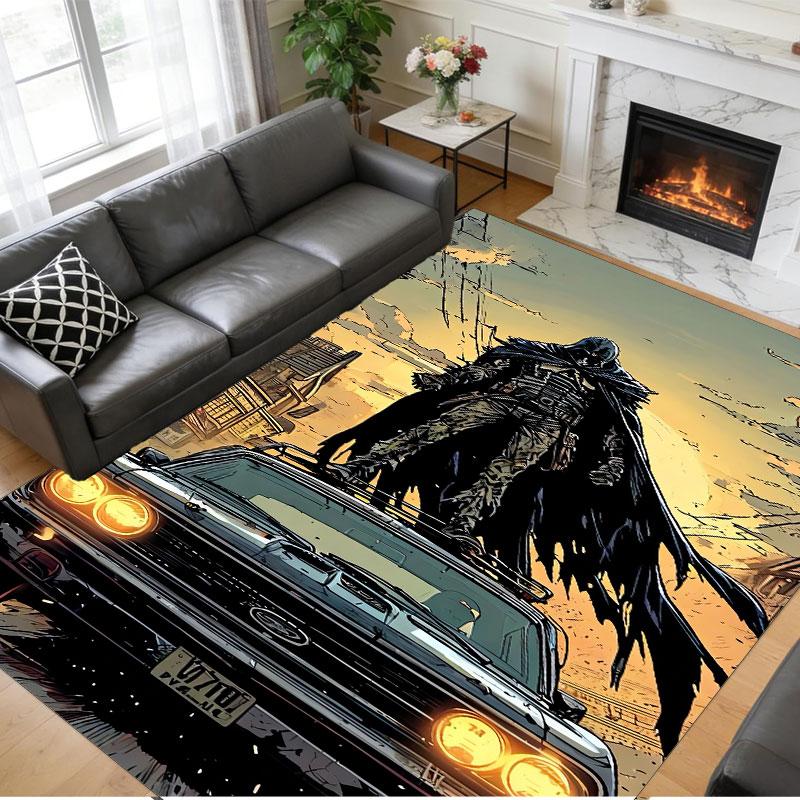 Crystal Velvet Rug Soft Non Slip Indoor Floor Mat Home DecorJeepers Creepers The Creeper