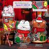 Festive Red Sock Candy Gift Bags: Christmas Self-Sealing Holiday Decoration
