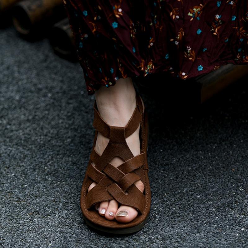 Fashion Fashion Women Sandals Round Toe Female Casual Comfortable Outdoor Sandals 2025 Summer Beach Breathable Women Sandals