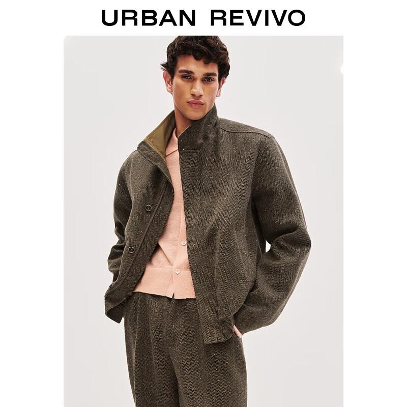 UR2025 Men's Amber Flow Retro Oversized Jacket