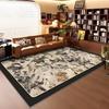 Retro Style Carpets Living Room Decor Aesthetic Bedroom Washable Lounge Floor Mat Anti-slip Study Cloakroom Rug Customizable