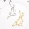 Fashion Girls Headwear Alloy Fashion Elegant Metal Tree Branch Hair Clip Jewelry
