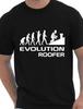 Evolution Of Roofer Funny Mens T-Shirt Birthday Gift Size S-XXL