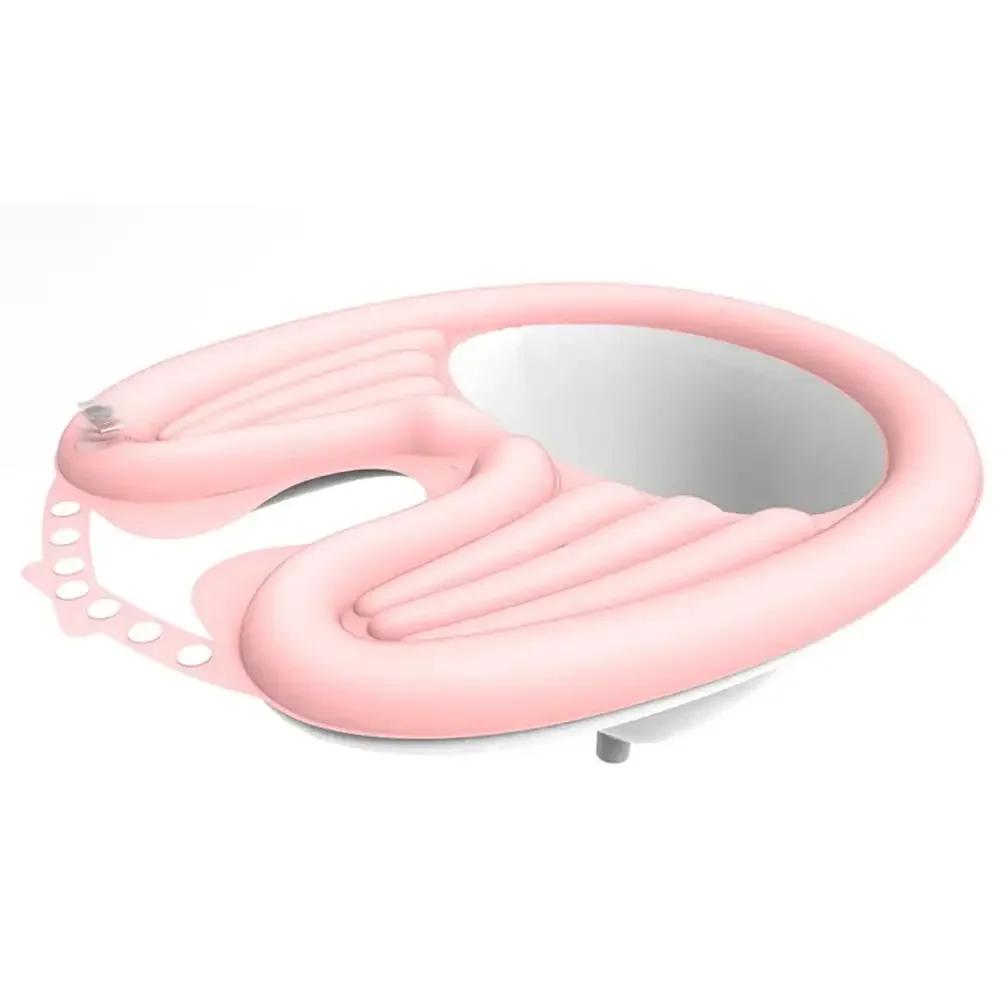 

Inflatable Hair Washing Basin Portable PVC Foldable Shampoo Basin For Pregnant Women Elderly Patient Quickly Inflated Deflated розовый