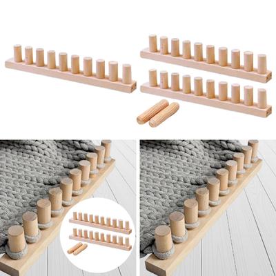 Klobige Decke Webstuhl Nähparty Geschenk Weihnachten Keine Nadel erforderlich Handgestrickt Brett Webstuhl zum Weben für Garn Handwerksprojekt Stricken