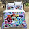 3D Print Anime Smiling Animals CATNAP DOGDAY Bedding Set Brand New Cool Anime Quilt Cover Pillowcase Cute Cartoon Children Gift