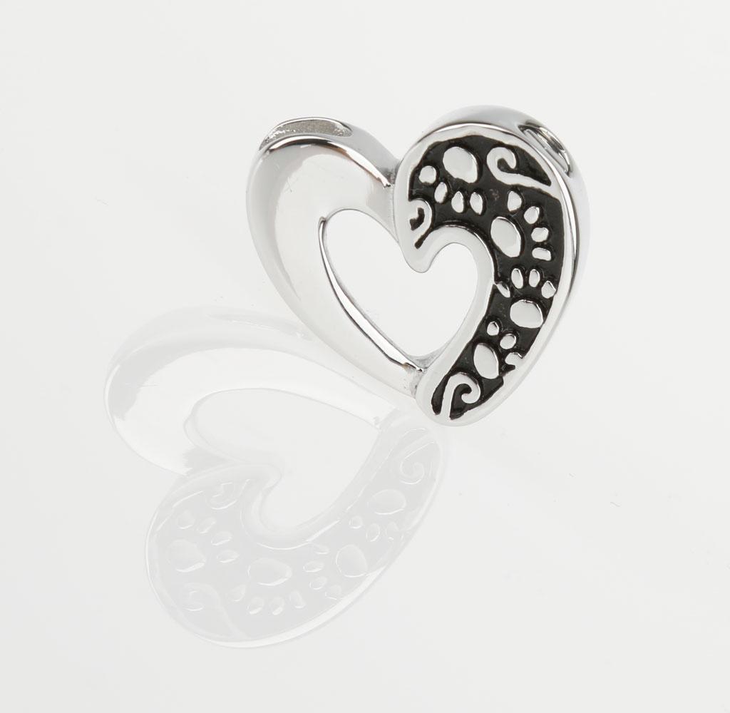 Stainless Steel Love Heart Memorial Pendant Locket Jewelry