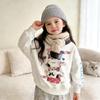 Girls' Korean Style Cartoon Hoodie & Jogger Two-Piece Set - 2026 Edition