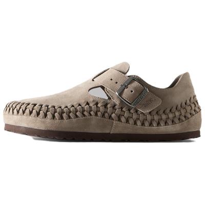 KITH x London Scarpe Casual Basse in Pelle Scamosciata Intrecciata Unisex Beige 1029975