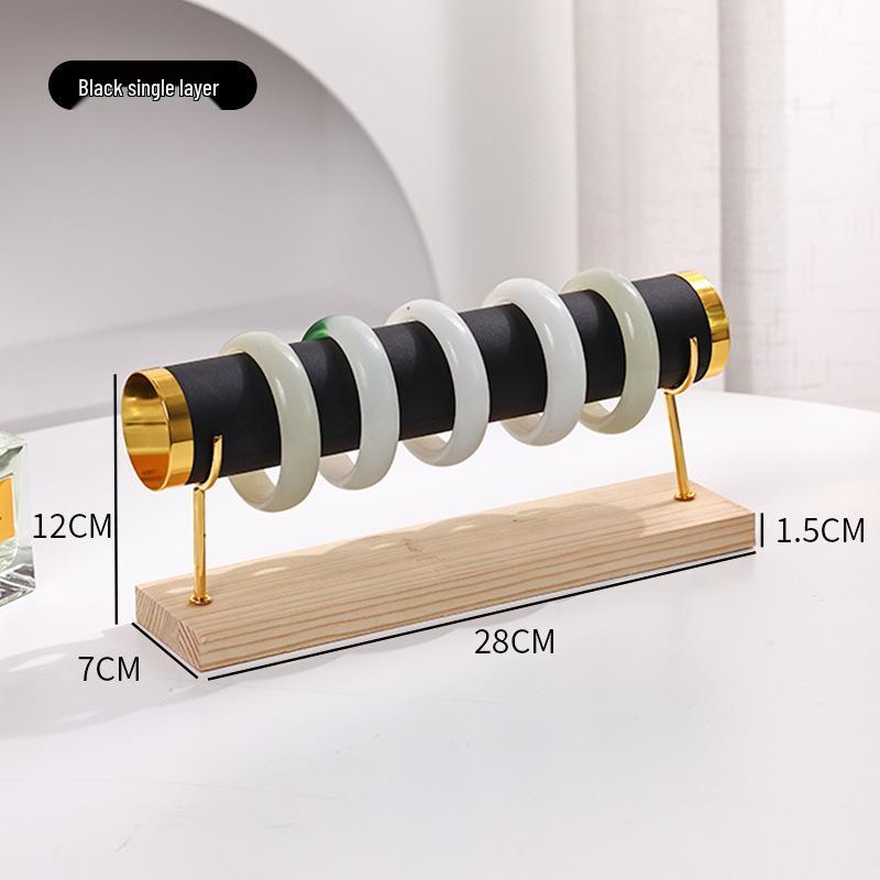 Multi-Layer Metal Flannel Display Rack for Bracelets, Watches, Jewelry, and Ornaments