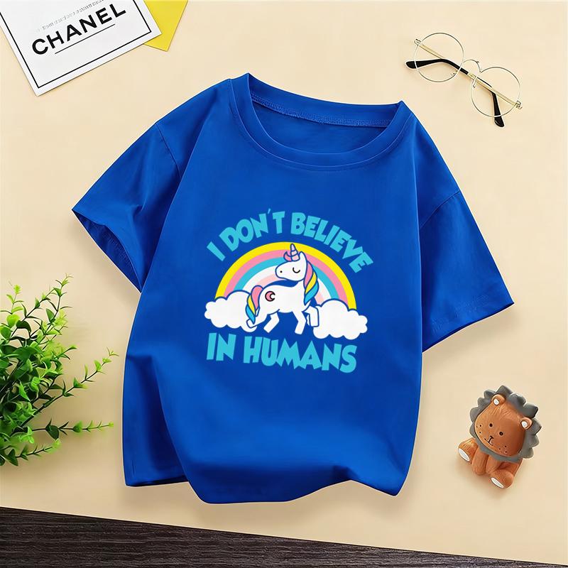 Kids Black Santa Says Six Seven Christmas Graphic TShirt Soft Cotton Holiday Tee for Boys  Girlstk0539 100