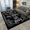 Guns n'roses band retro print carpet fashion home decoration non -slip carpet photography propsmal area rug birthday gift