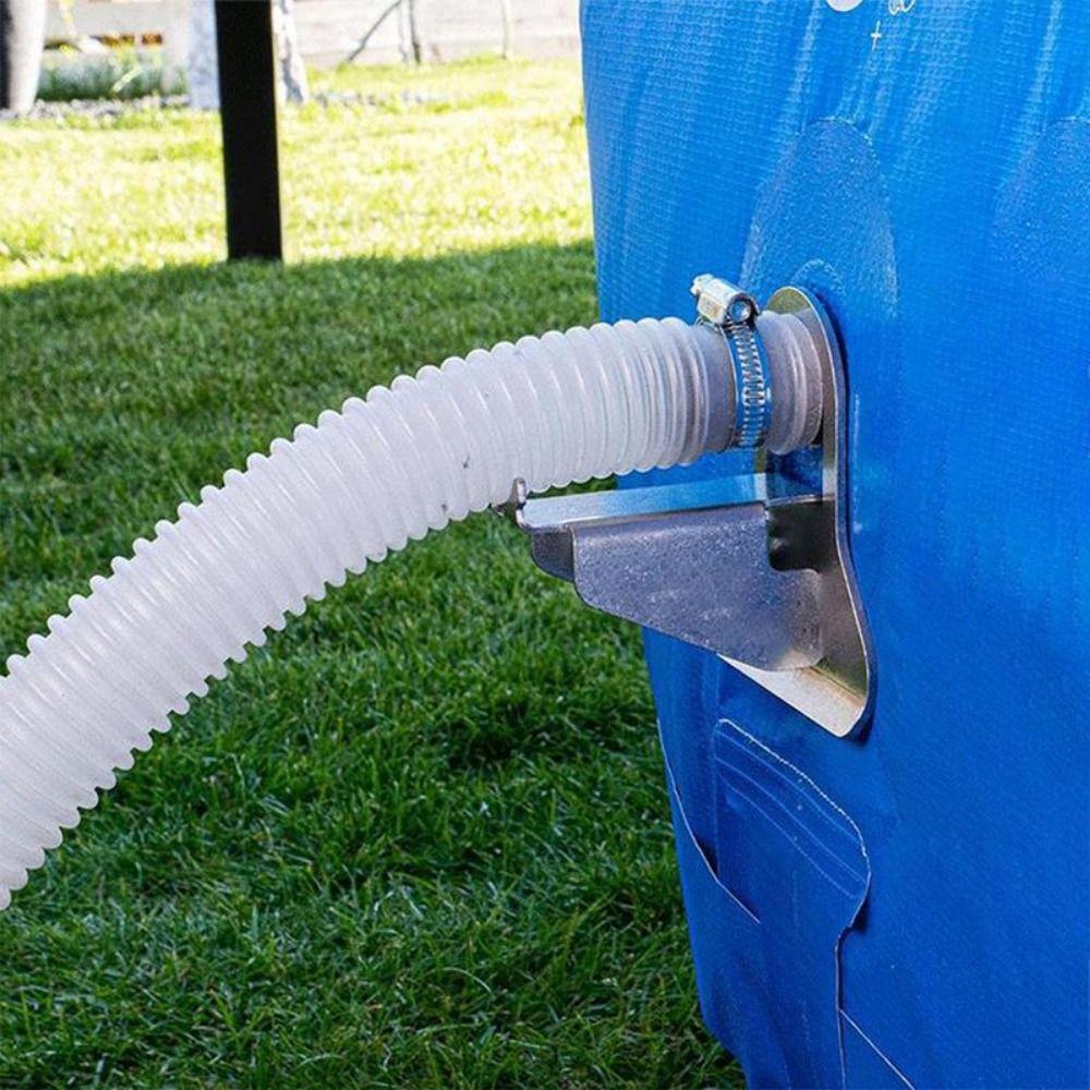 

Easy Installation Swimming Pool Pipe Holder For Intex Above Ground Hose Outlet 1 pc