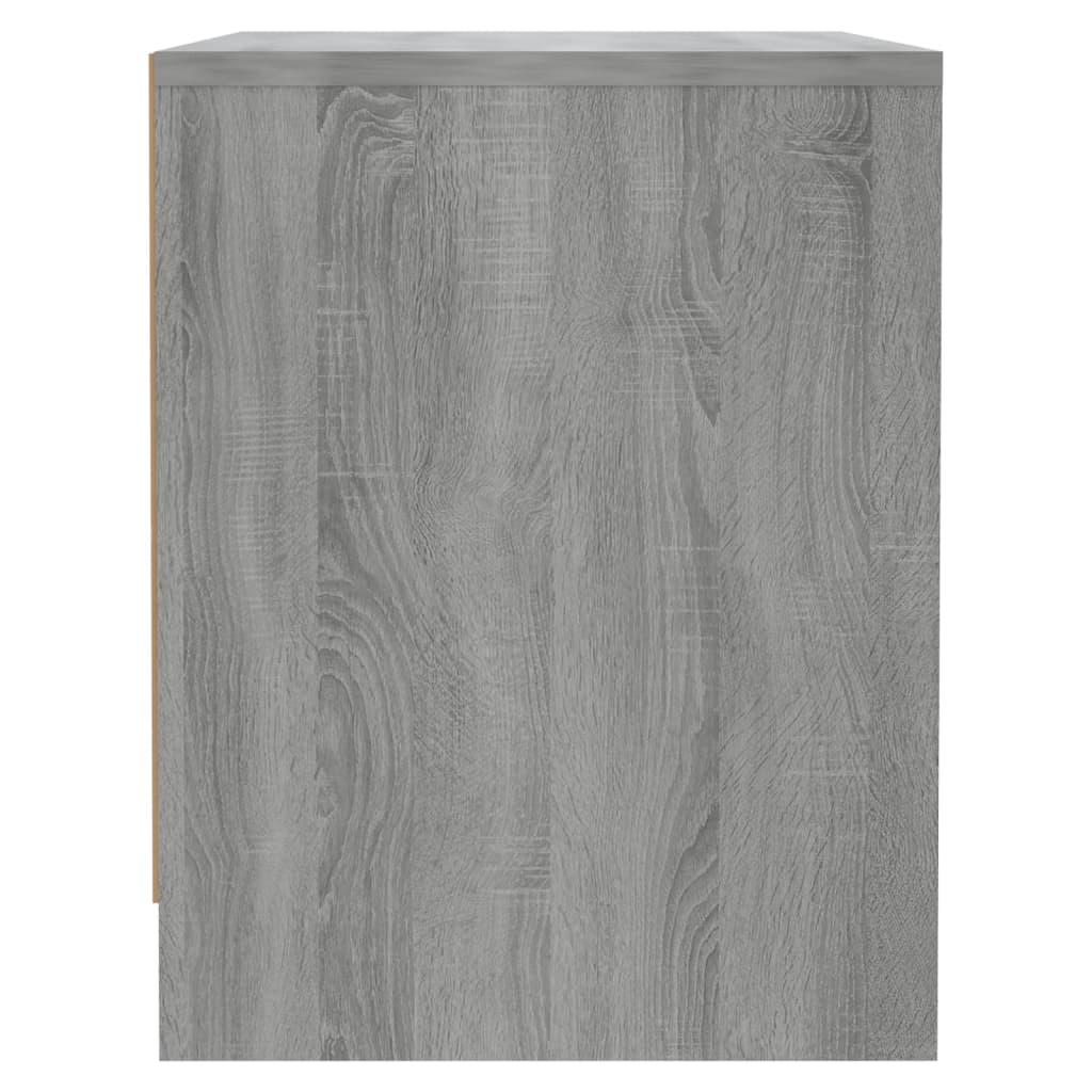 Nightstands 2 pcs Grey Sonoma 45 x 34 x 44.5 cm Particleboard