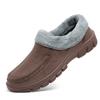 Fashion New large size men's fleece warm chef shoes waterproof, non-slip and oil-proof outdoor sports comfortable warm casual shoes