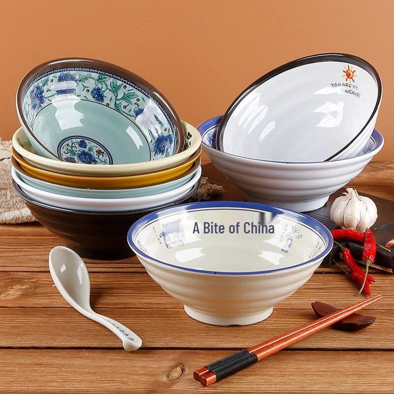 A5 Melamine Commercial Noodle and Soup Bowl