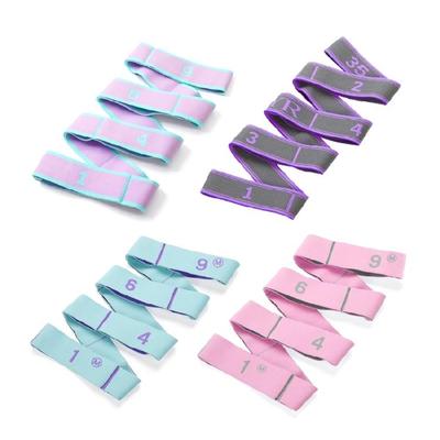 Elastic Stretching Strap with 9 Loop for Physical-Therapy Fitness Workout