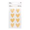 Stickers - RICO DESIGN - Kraft Hearts - 4 Sheets - Brown - Mixed