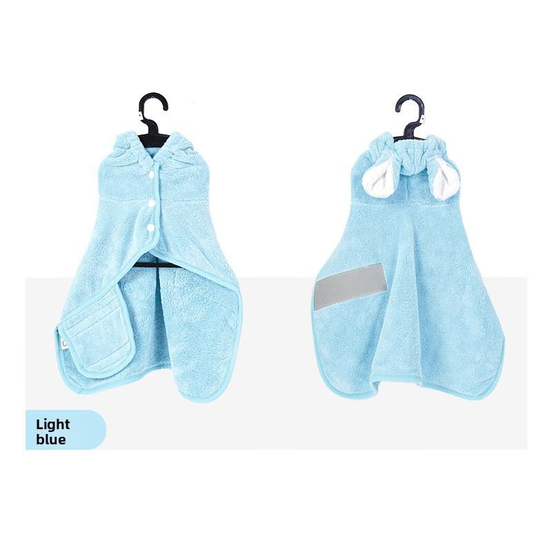 Haustierspezifischer Bademantel, Schnelltrocknendes Absorbierendes Handtuch, Super Absorbierendes Wischtuch für Katzen und Hunde, Universell für Katzen und Hunde