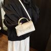 Commuter Portable Small Square Bag Women's New Solid Color Fashion Casual Versatile Shoulder Messenger Bag
