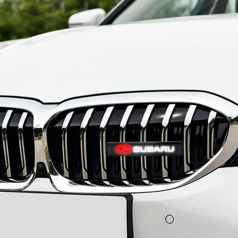 LED Front Hood Grille Emblem Badge Decorative Car Light For Subaru Legacy LEVORG WRX Outback XV Forester Ascent Exiga SOLTERRA Z18
