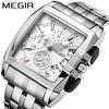 Men's Steel Strap Luminous Waterproof Calendar Multifunctional Timing Sports Watch 2018M