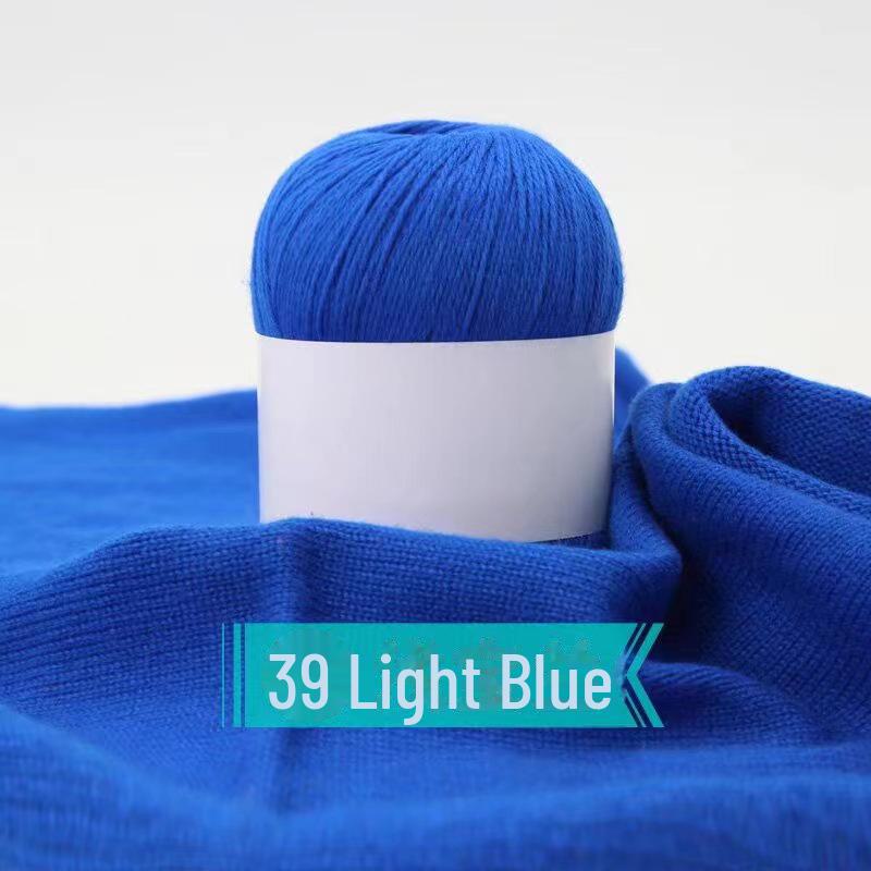 Hand-woven Cashmere Yarn - 3 Ply Soft Wool for Sweaters - Spot Processed Ball of Yarn