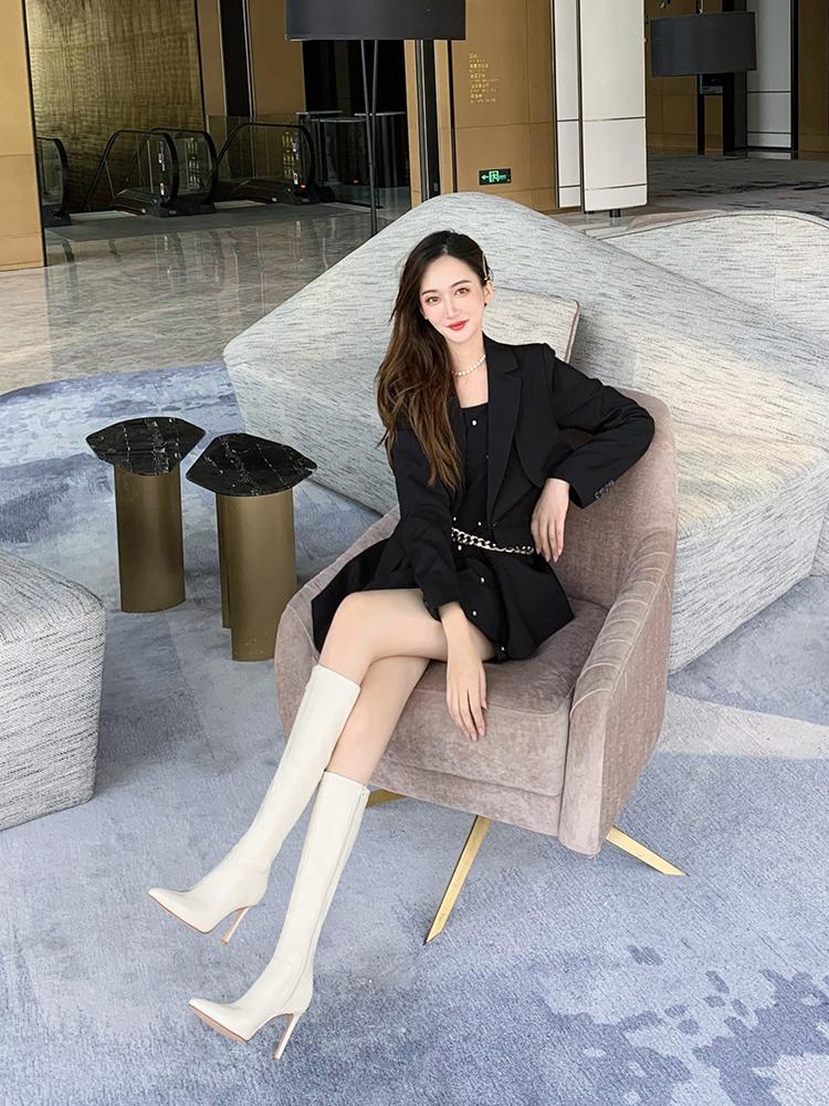 Mode Spitzschuh Petite 2025 High-top Neue Ritter High-top Mode Schlanke Stiefel