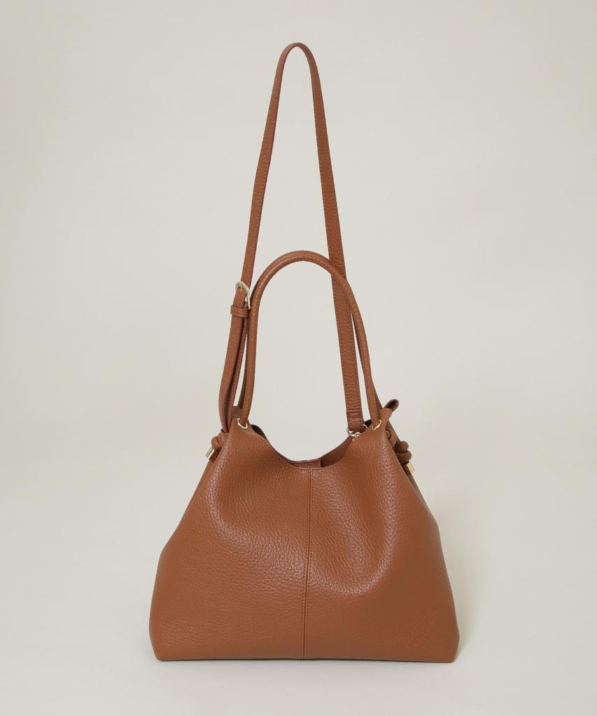 Nano Universe Knot Handle Big Tote Bag, Women's, F 050, Brown, 669-6132303