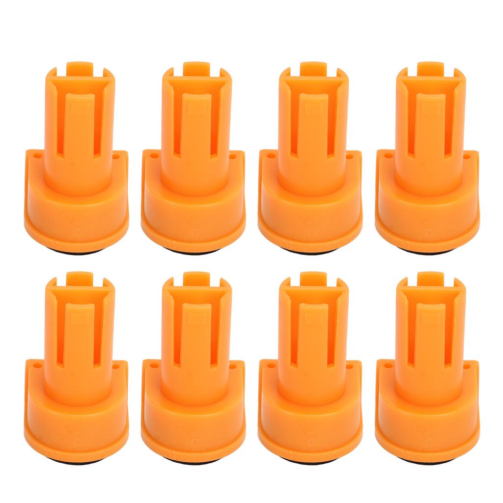 8Pcs Bench Dogs Nylon Non Slip EVA Brake Inserts Woodworking Clamp Jig Accessories 20mm