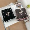 Ladies' Scarves Korean Cartoon Deer Floral Kawaii Sweet Versatile Cute Scarfs Thicked Warm High-Quality Cashmere Knitted Scarfs