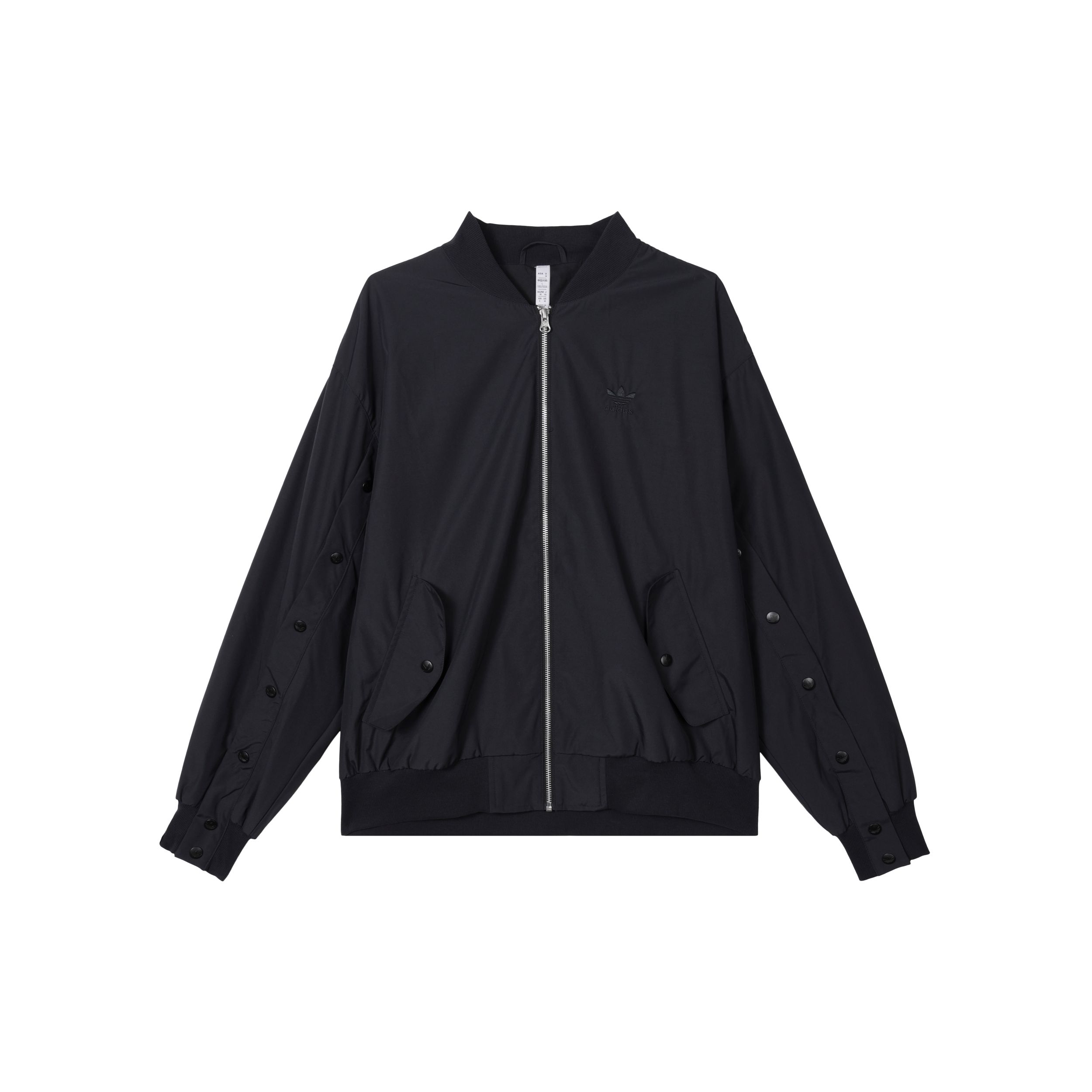 

Мужская спортивная куртка на молнии Adidas Originals Trefoil, черные IC8155 XS