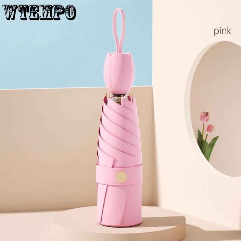 Mini Umbrella For Purse, Small Travel Umbrella Compact Waterproof Umbrella for Light Rain, Suitable for Women Purse and Pocket