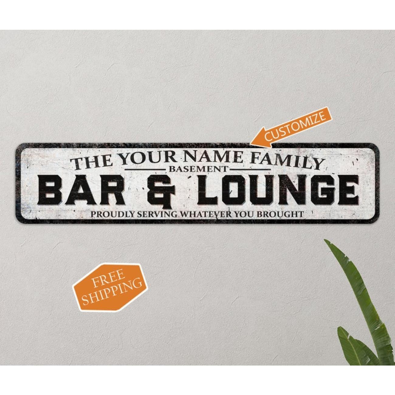 Personalized Custom Metal Sign Home Outdoor Bar Decoration красный