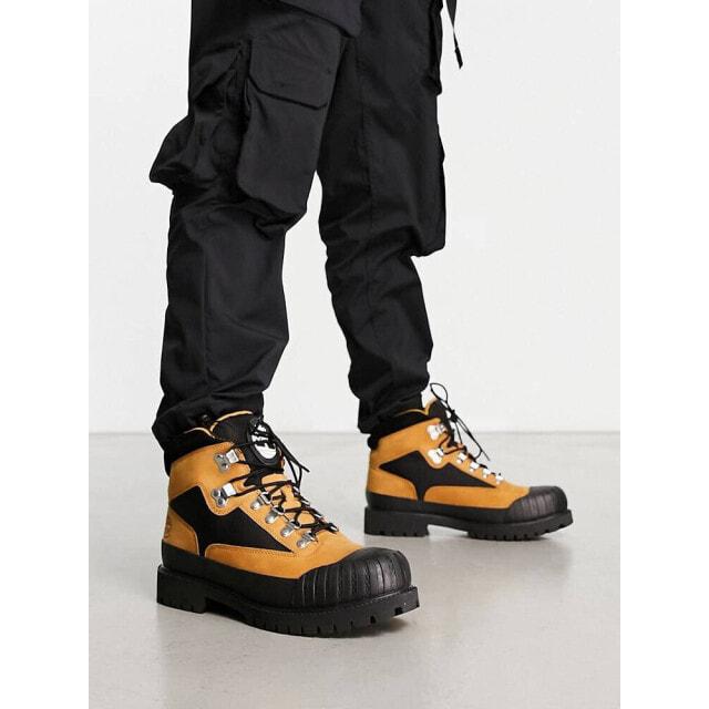 

Желто-коричневые ботинки Timberland Rubber Toe Hiker WP