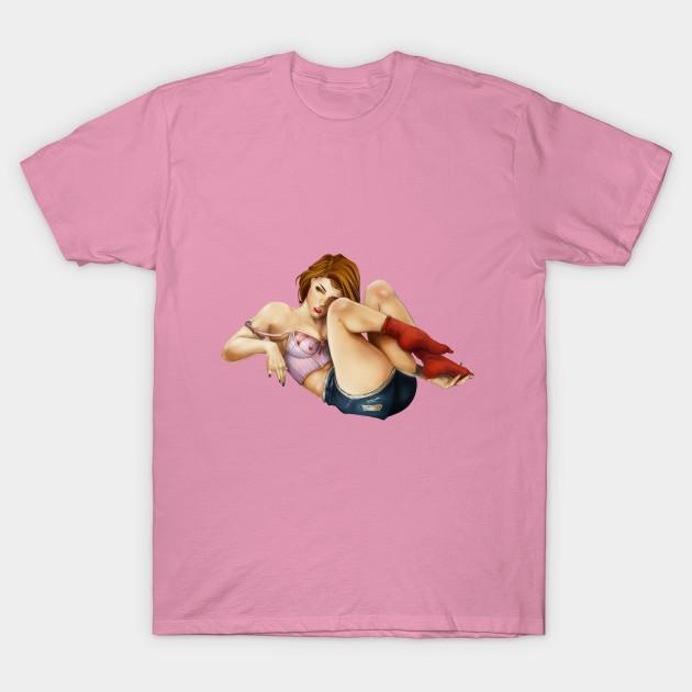 T Shirt Women Red Socks Harajuku Print Kawaii Tshirt Summer Short Sleeve Female T-Shirt Top Tee