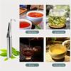 Stainless Steel Curved Tail Tea Strainer Household Tea Stick, Tea Filter, Pipe Tea Infusion, Tea Filter, Tea Set Accessories