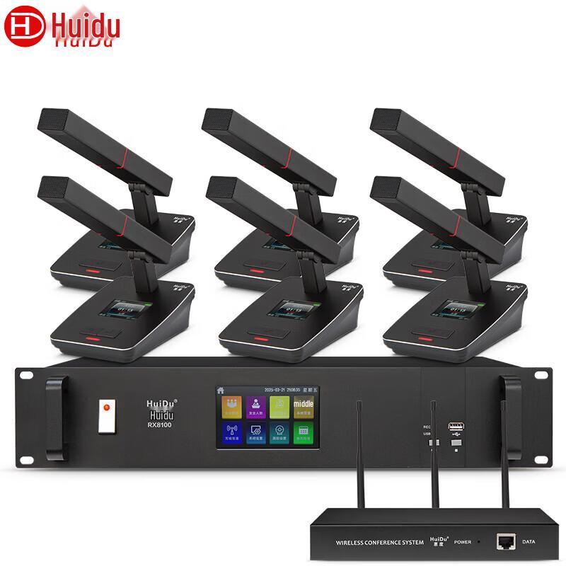 HuiDu RX8100 Professional Wireless Video Conferencing System (CN version)