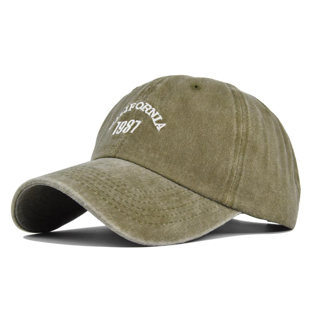 Baseball Vintage Cap Embroidered Cap Washed To Make Old Sun Hat Curved Hat Brim