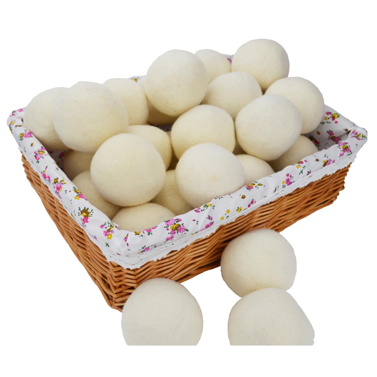 

7СМ Бесшумные Антистатические Шерстяные Шарики для Сушки - Не Спутываются, Подходят для Домашних Животных