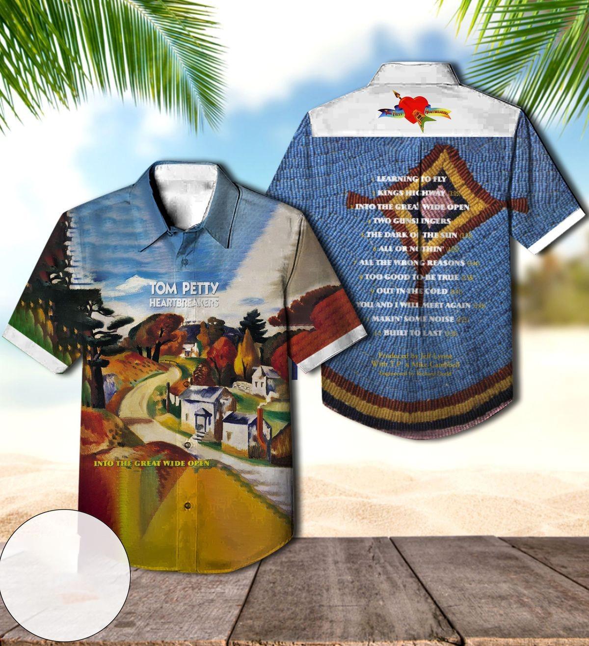 Into The Great Wide Open Album Cover By Tom Petty Hawaiian NI322 M