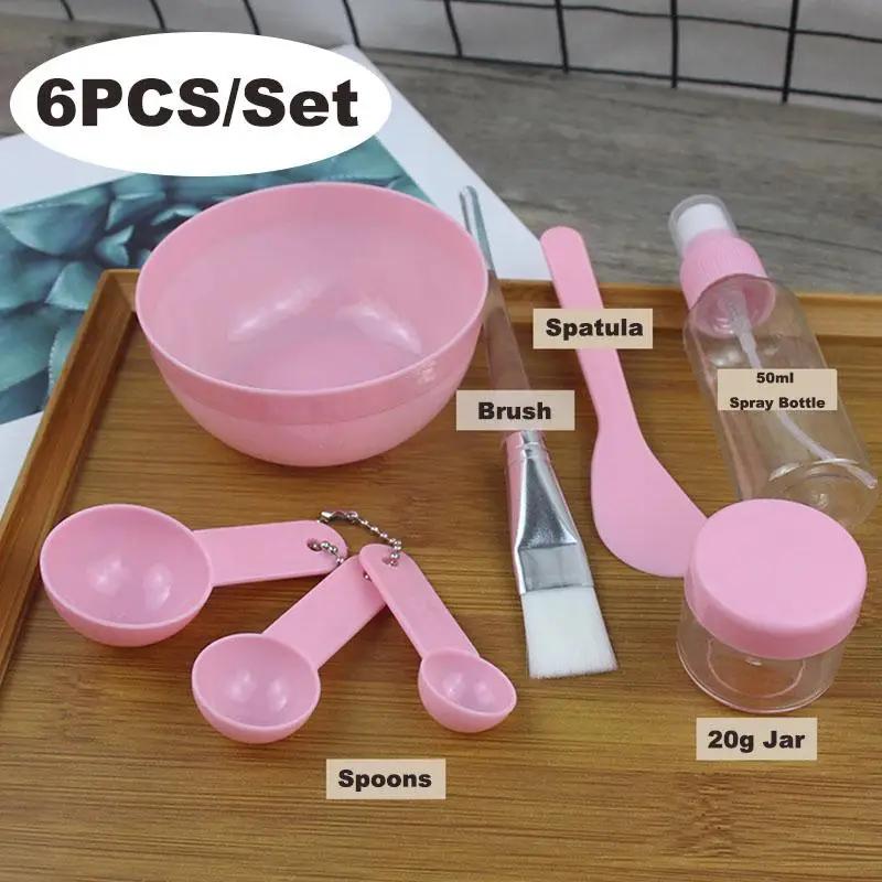 8pcs/Set DIY Face Mask Mixing Tools - Facial Applicator Spatula Mask Bowl Spoons -Applying Masks And Skin Care Products