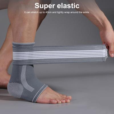 Ankle Brace Breathable Extra Soft Sweat Absorption Adjustable Foot Sleeve Compression Ankle Support Wrap Sports Supplies