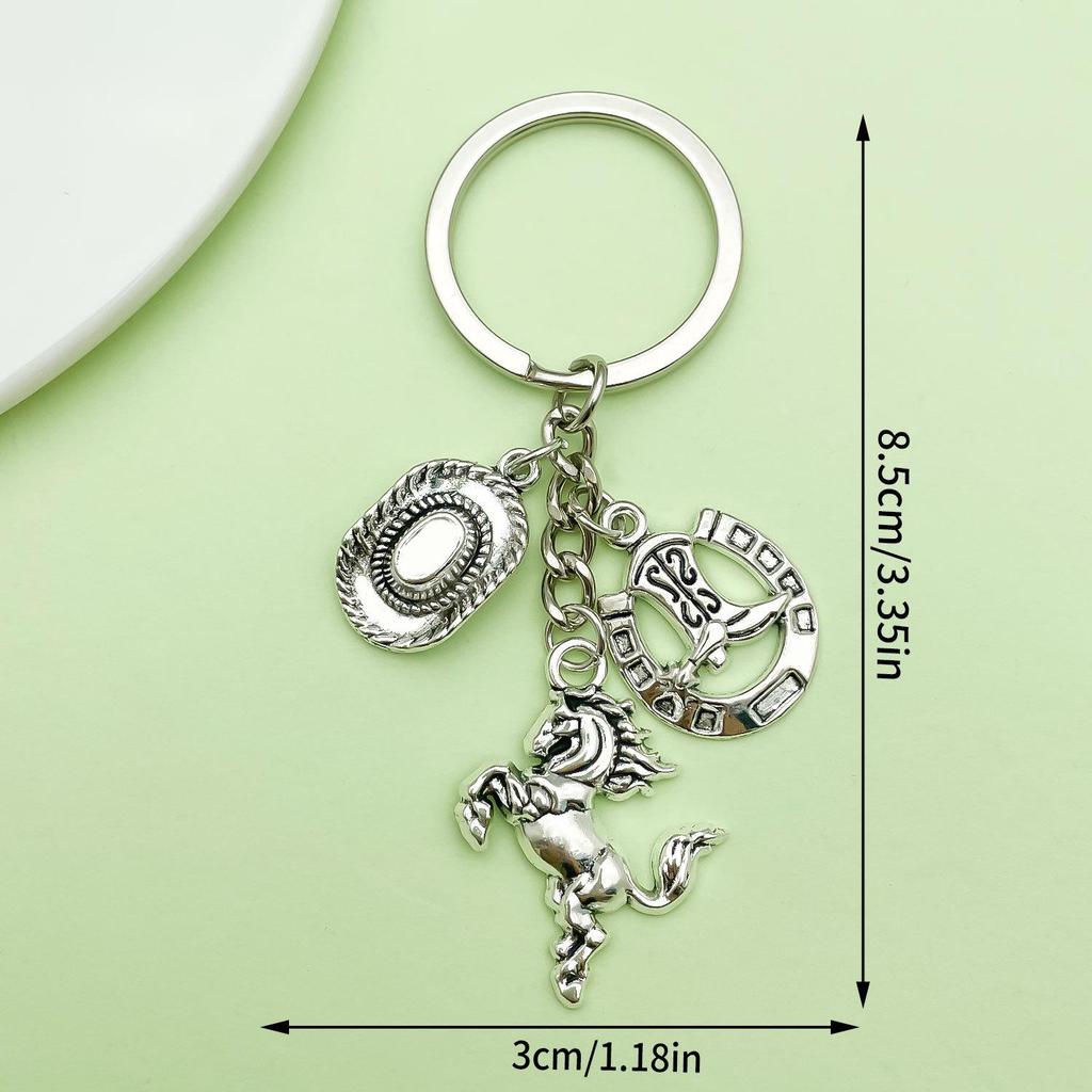 Retro Alloy Denim Boots Keychains & Charms: Unique Women's Accessories