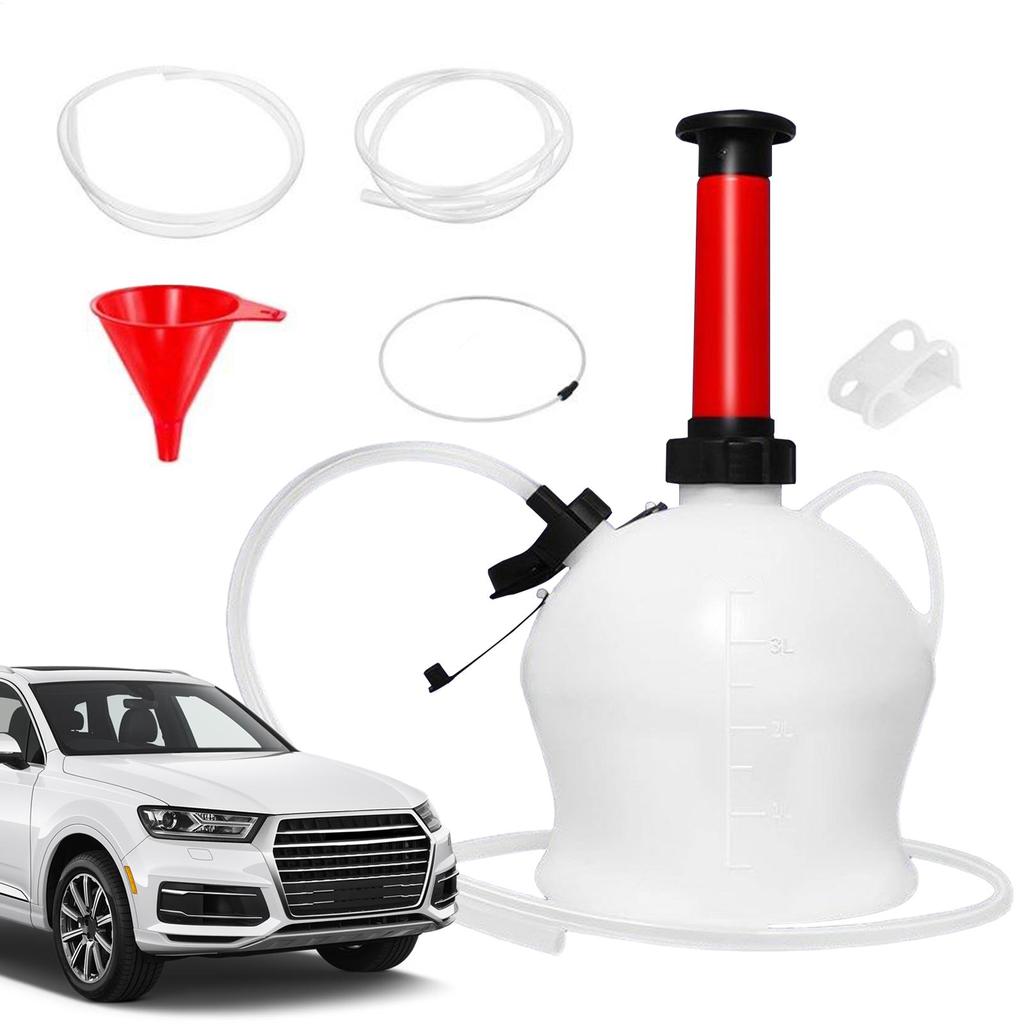 3.5L Car Brake Bleeder Manual Automatic Vacuum Oil Pot Strong Vacuum Pump Fluid Gadget Manual Clutch Oil Brake Fluid Tool